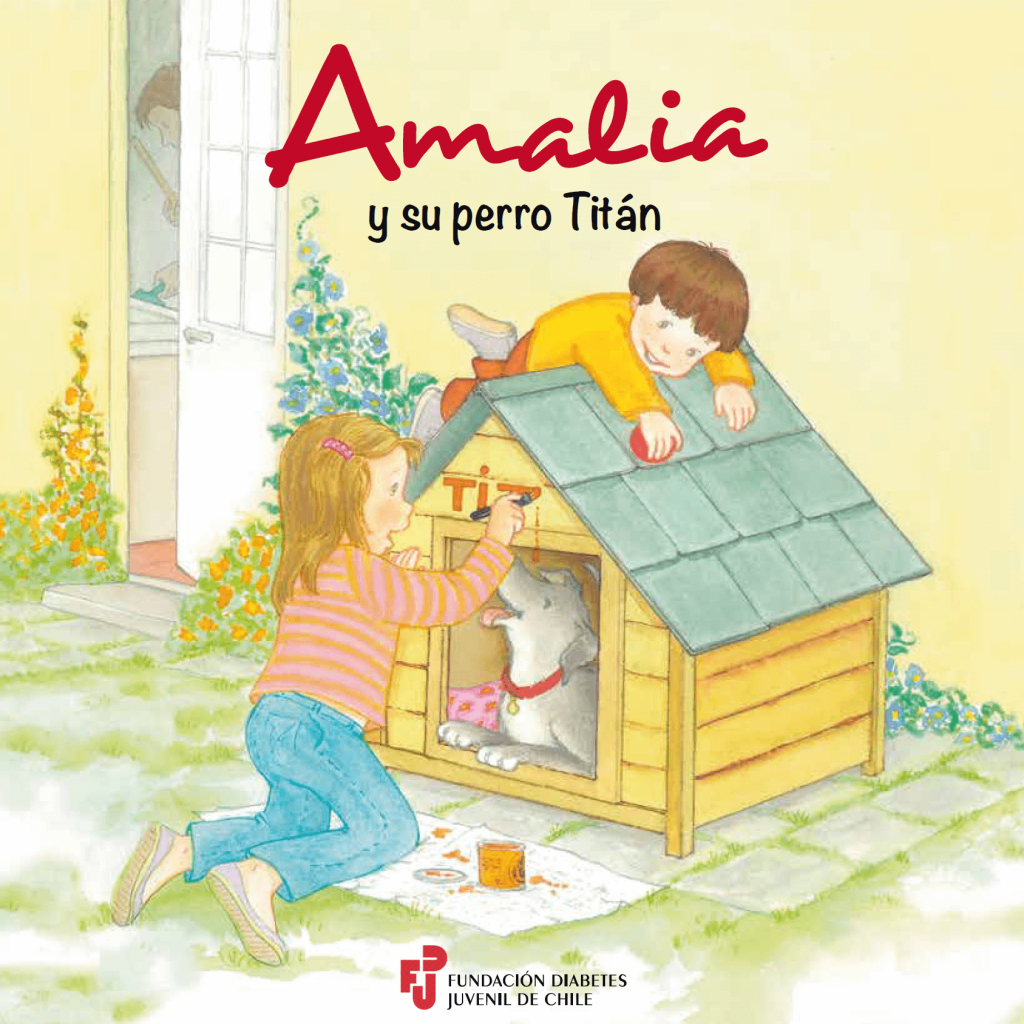 Amalia y su perro Titán