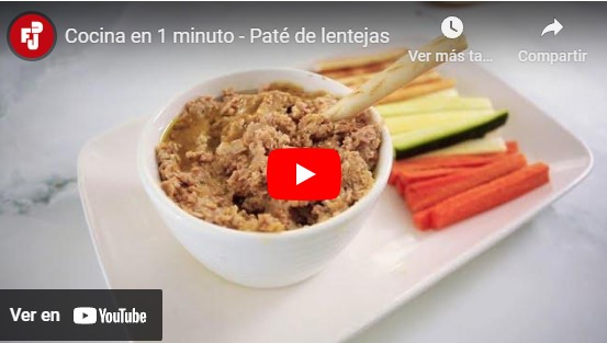 Cocina en 1 minuto – Paté de lentejas