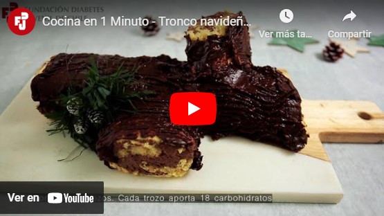 Cocina en 1 Minuto – Tronco navideño sin azúcar añadida