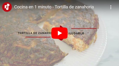 COCINA EN 1 MINUTO – TORTILLA DE ZANAHORIA