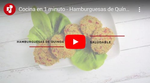 COCINA EN 1 MINUTO – HAMBURGUESAS DE QUÍNOA SALUDABLES