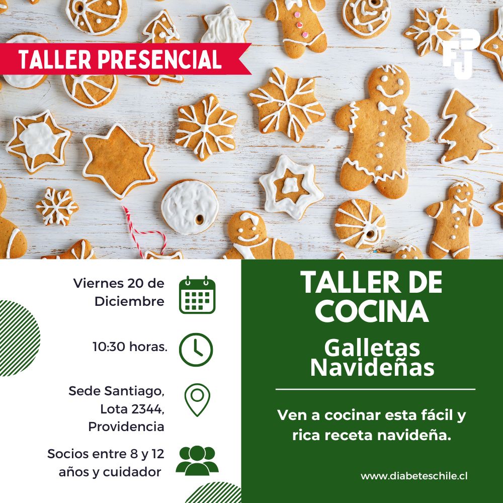 Taller de Cocina presencial, Galletas Navideñas